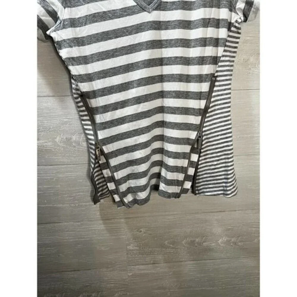 Michael‎ Kors Womens MK Stripes T Shirt Medium
